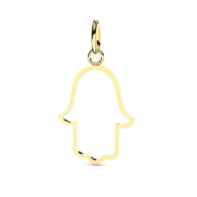 Pendentif Main de Fatma en Or Jaune - lisabelle -XPB720