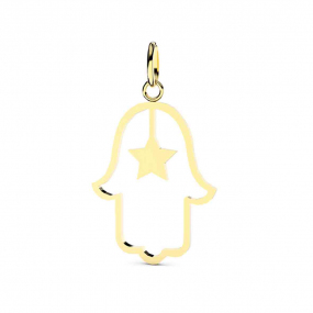 Pendentif Main de Fatma en Or Jaune - Vanina -XPB815