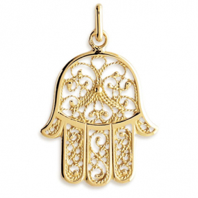 Pendentif Main de Fatma Or Jaune -  -Liana - P1445