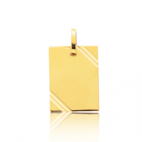 Pendentif or jaune avec ciselures Or Jaune -  -Marguerite - R3.2