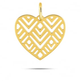 Pendentif or jaune cur ajour Or Jaune -  -Elose - 397203.00