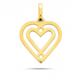 Pendentif or jaune cur ajour Or Jaune -  -Maiya - 9K20866