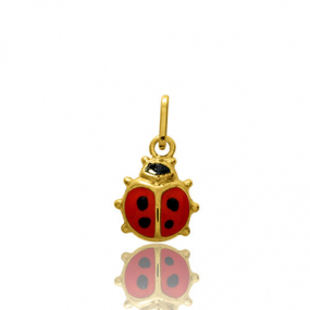 Pendentif or jaune coccinelle bate Or Jaune -  -Marinella - 660066