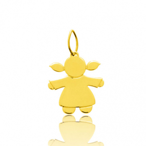 Médaille enfant ange or 750/1000 jaune - medailles - edora