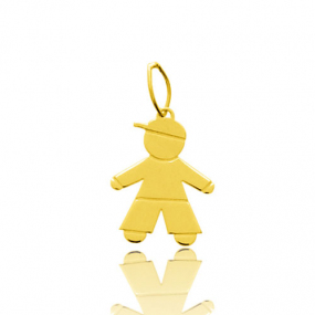 Pendentif or jaune garon Or Jaune -  -Artmis - P101.1