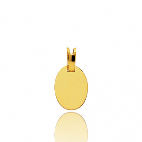 Pendentif or jaune ovale Or Jaune -  -Karine - 2863