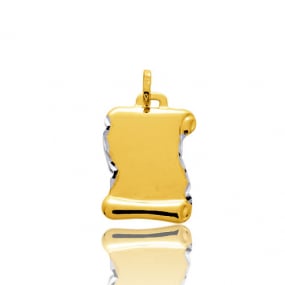 Pendentif or jaune parchemin 2 Ors -  -Aurora - 662053