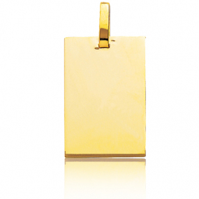 Pendentif or jaune rectangulaire Or Jaune -  -Margaux - R1