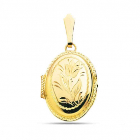 Pendentif Porte-Photos or jaune Or Jaune -  -lauraline - 20239