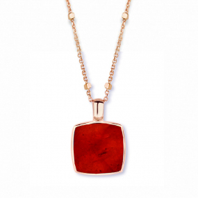 Pendentif quartz et rubis sur nacre One More  - Pantelleria - 051403R2
