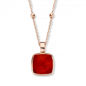 Pendentif Quartz et Rubis sur Nacre One More  - Pantelleria - 052797R2
