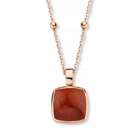 Pendentif Quartz sur Oeil de Tigre Rouge - One More  - Pantelleria - 052797V1
