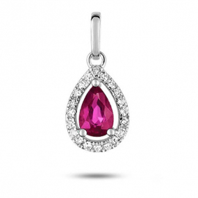 Pendentif Rubis et Diamant diamant Liliana - ML177GRB5