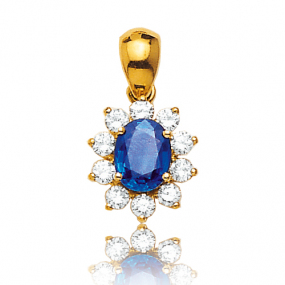 Pendentif saphirdiamant Valeria -PE 3251