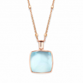 Pendentif Topaze Sky blue sur Nacre One More  - Pantelleria - 051403TN
