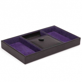 Plateau Rangement Wolf 1834 - Blake Valet Tray - Violet - 305128