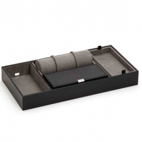 Plateau Rangement Wolf 1834 - Howard Valet Tray - Noir - 465103