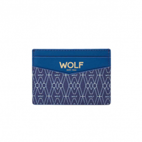 Porte-cartes Wolf 1834 - Signature - Bleu - 776224