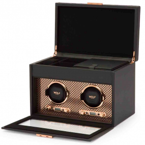 Remontoir Montre Automatique - Wolf 1834 - AXIS Double Winder with Storage - Copper - 469316