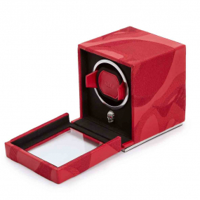 Remontoir Montre Automatique - Wolf 1834 - Memento Mori Cub Watch Winder - Rouge - 493172