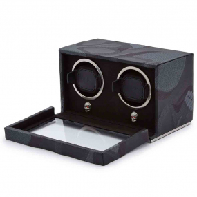 Remontoir Montre Automatique - Wolf 1834 - Memento Mori Double Cub Watch Winder - Noir - 493202