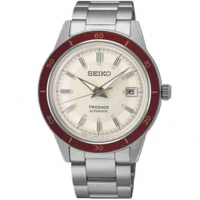 Seiko Presage Style 60's SRPH93J1 Cadran Blanc - 40.8 mm