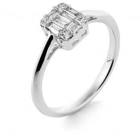 Solitaire diamant 0.35 ct Hlna - RA631FMPWAQ14