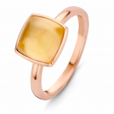 Bague Citrine sur Nacre One More - Pantelleria