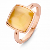 Bague Citrine sur Nacre One More - Pantelleria