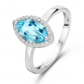 Bague One More Etna - topaze Sky Blue