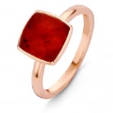 Bague Quartz et Rubis sur nacre One More - Pantelleria