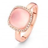 Bague Quartz rose One More - Amiata