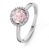 Bague Quartz rose One More - Etna