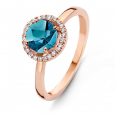 Bague Topaze London Blue One More - Etna