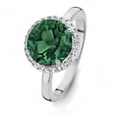 Bague Tourmaline Verte et diamants One More - Etna