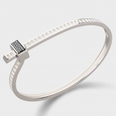 Bracelet Unknow  Bind Me - Diamants Noirs - Or Blanc