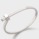 Bracelet UnknowBrand Bind me - Or Blanc