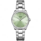 Cluse Froce Petite Steel Green - Silver Color