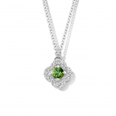 Collier Saphir Vert et diamants One More