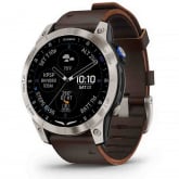 Garmin D2 Mach 1 - Aviator Smartwatch with Oxford Brown Leather Band 