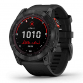 Garmin Fenix 7X Solar Gray avec bracelet noir