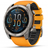 Garmin Fenix 8  51 mm, AMOLED  Sapphire, Titanium - silicone orange/graphite