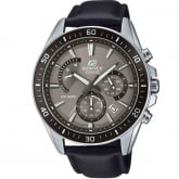 Montre Casio Edifice - Chronographe Standard - Marron & Cuir Noir