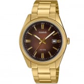 Montre Casio Timeless - Standard - Or & Marron