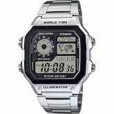 Montre Casio Timeless - WorldTime - Argent