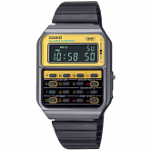 Montre Casio Vintage - Edgy Collection Acier - Jaune