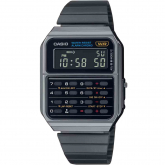 Montre Casio Vintage - Edgy Collection Acier - Noir