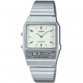 Montre Casio Vintage - Srie AQ-800 - Blanc