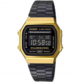 Montre Casio Vintage - Srie Iconic - Noir & Dor