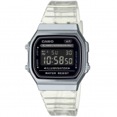 Montre Casio Vintage - Srie Iconic - Transparent & Noir